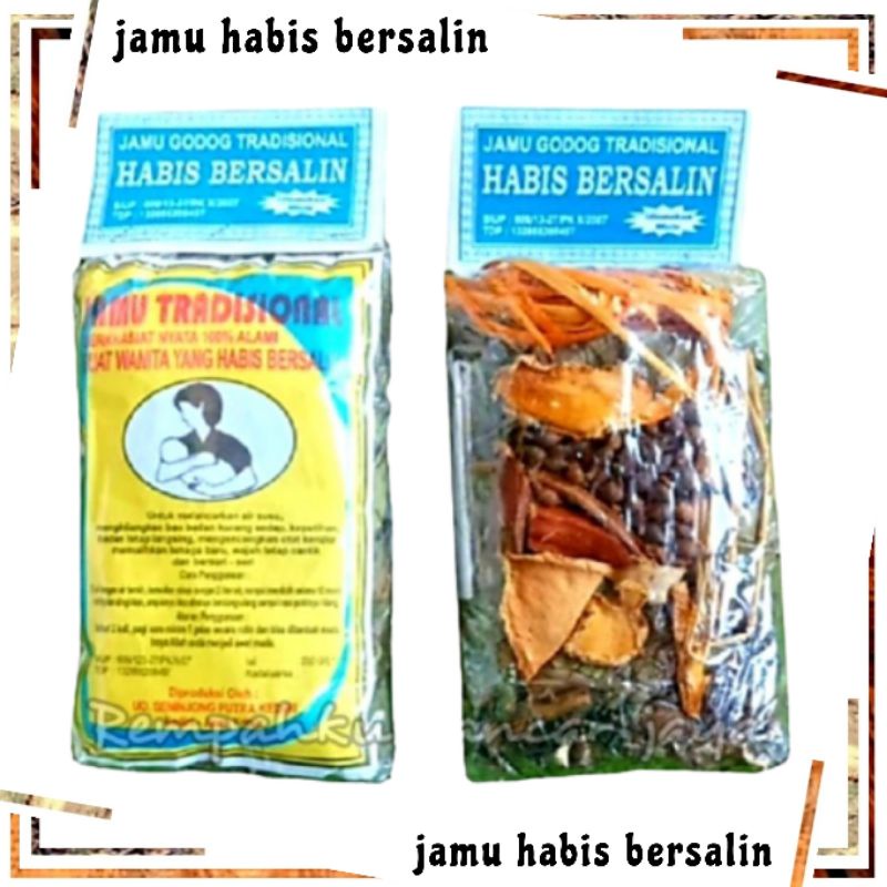 Jamu godok tradisional habis bersalin