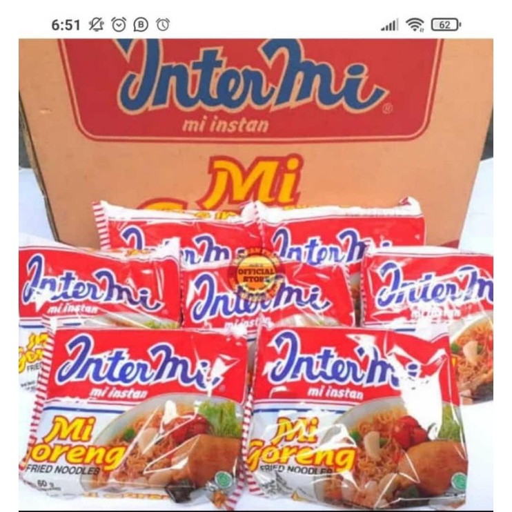 

INTERMIE GORENG BY INDOFOOD PAKET ISI 10BUNGKUS
