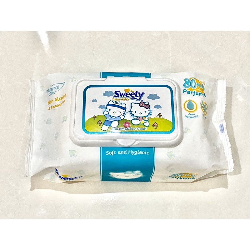 sweety wipes anty bacterial  aloe vera perfumed 72sheets-2