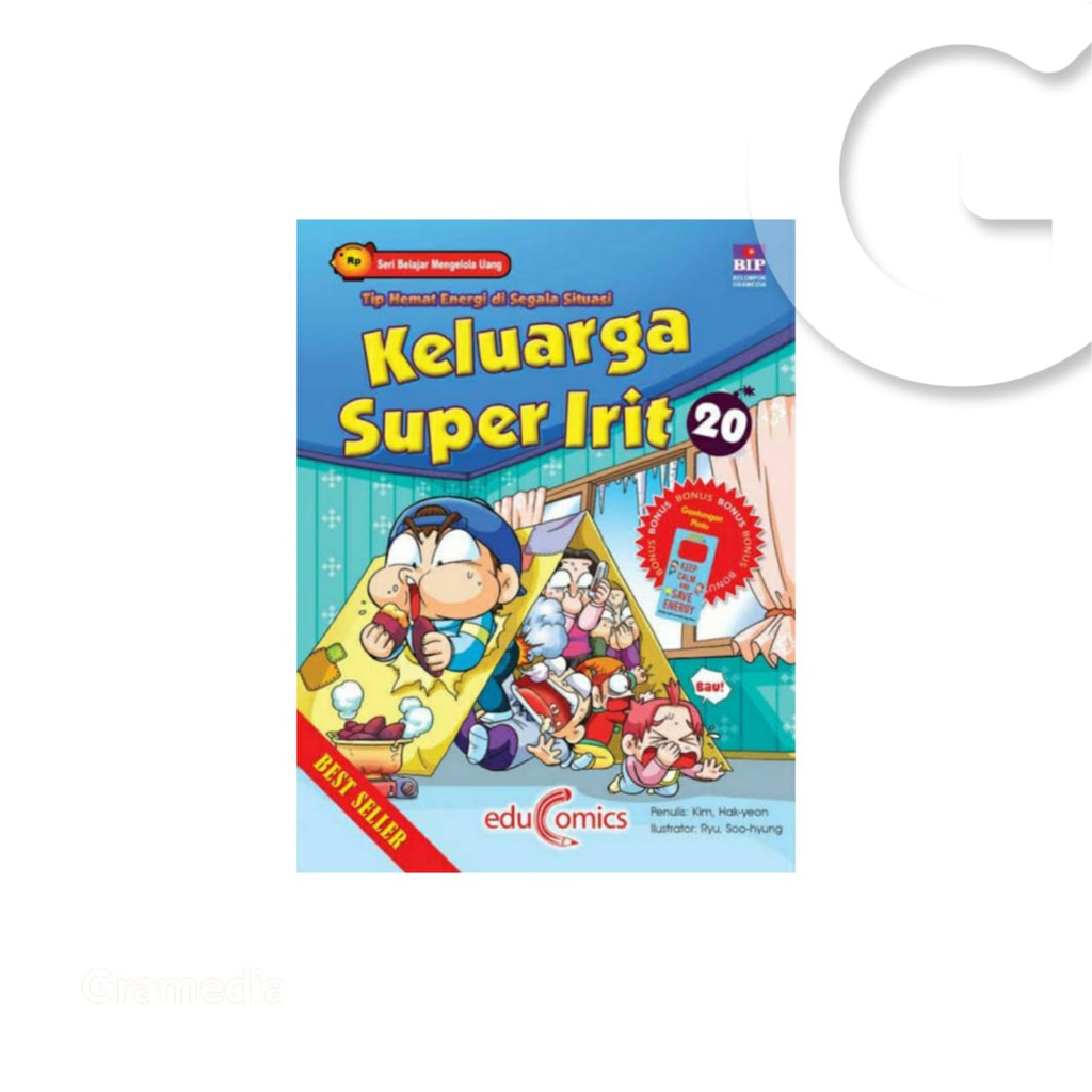 Gramedia Gorontalo - Educomics : Keluarga Super Irit 20 : Tip Hemat Energi Di Segala Situasi