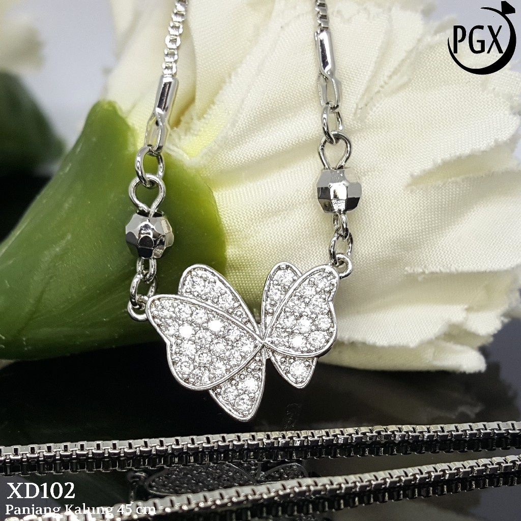 PGX Kalung Wanita Xuping Perhiasan Lapis Emas Aksesoris Fashion Premium - XD102