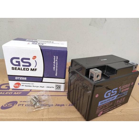 Aki Motor Honda Scoopy Spacy Absolute Revo GS GTZ5S Aki Kering