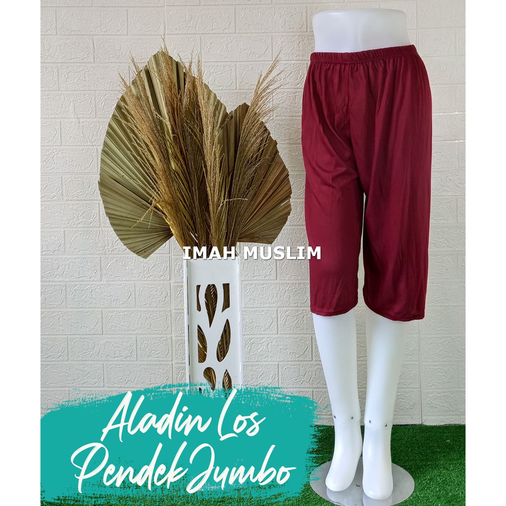 Aladin Los Jumbo Pendek Celana Pendek Wanita Clamis  Uk Jumbo Murah Bisa COD