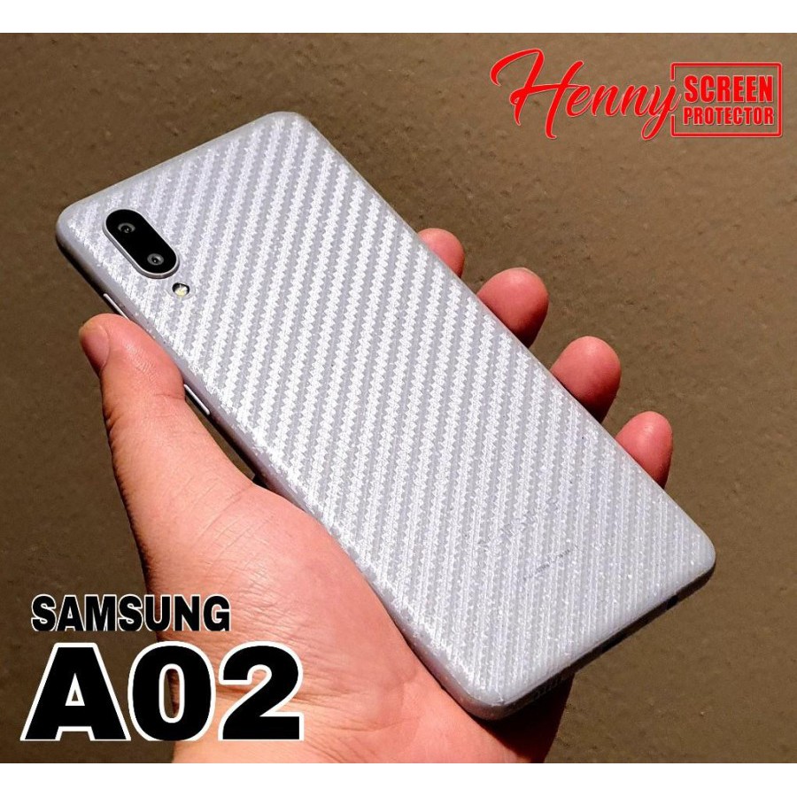 SAMSUNG A03 A03 CORE A02 M02 A02S A03S A12 A11 A21S A31 A51 A71 ANTI GORES BELAKANG SKIN BACK CARBON GARSKIN ANTI JAMUR MOTIF KARBON TRANSPARAN PELINDUNG BELAKANG ANTI JAMURAN