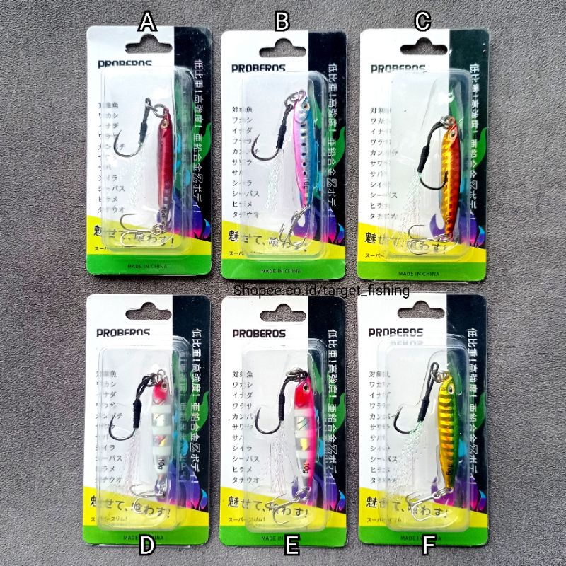 Micro Jig Premium 10gr Proberos - Umpan Casting Ultralight Barramundi GT