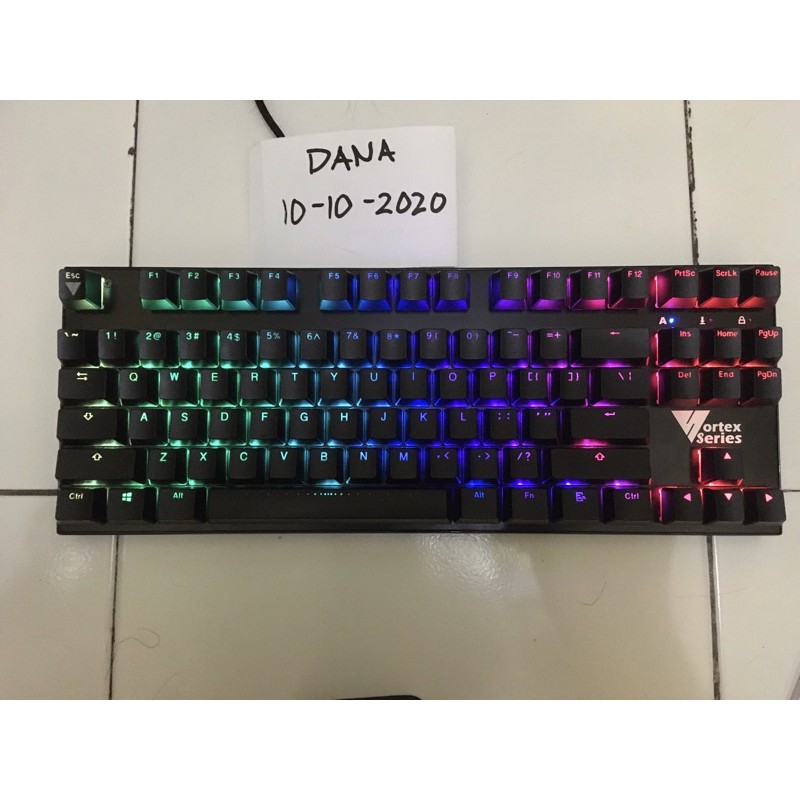 Vortex Series VX7 Cherry MX Brown Black case Bekas