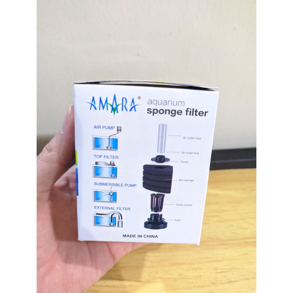 BIO FOAM Amara Sponge Filter Mini Aquarium AA-833 AA 833 Aquascape