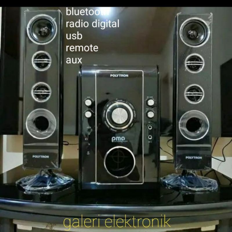 Speaker polytron pma 9506/9526karaoke,mic, usb,bluetooth,sd card,remote,aux