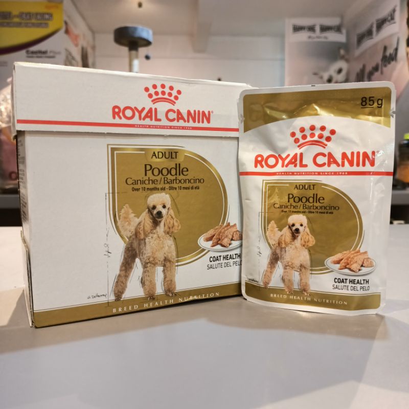 Royal Canin Adult Poodle 85gr / RC Wetfood Makanan Anjing Daging Basah Pouch