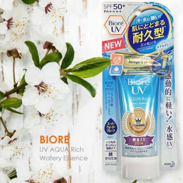 Biore uv aqua rich watery essence spf 50 50gram