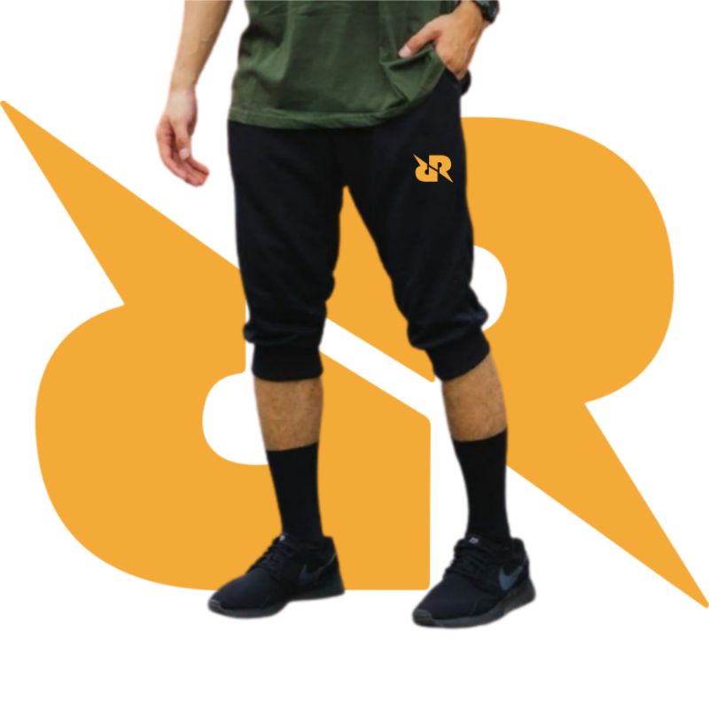 Celana Jogger Import 3/4 Pria / Celana Olahraga Pria 3/4 /Joger pant 3/4