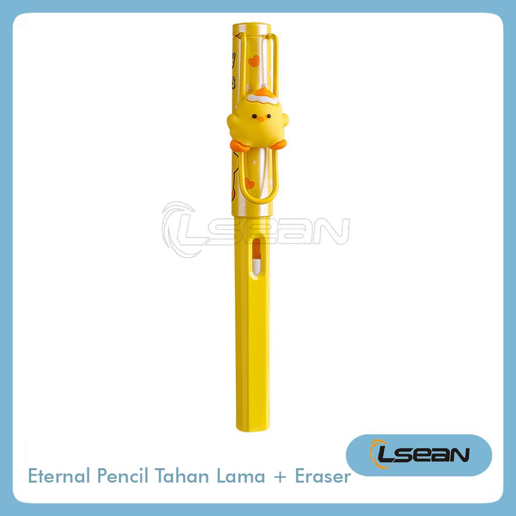 Magic Eternal Pen Pulpen Ajaib Abadi Motif Boneka Karakter Lucu