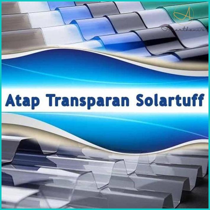 Promo Atap Transparan Solartuff Tebal 0.8 Mm - Atap Transparan Di Baqul