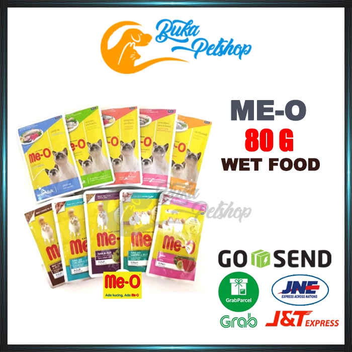 MEO POUCH 80G Makanan Kucing Me-O Wet Food