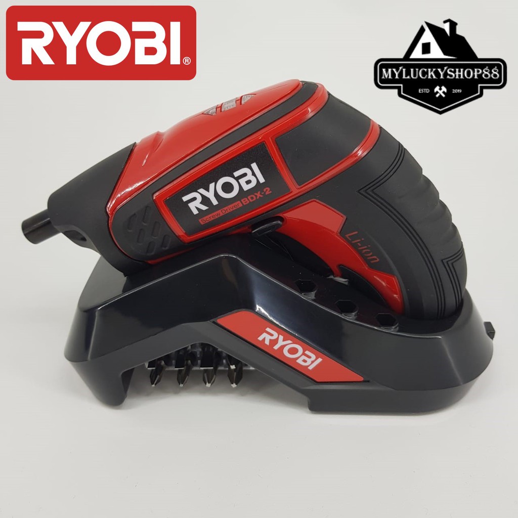 Mesin Bor Listrik Cordless Screw Driver Drill Ryobi BDX-2 Bor Obeng