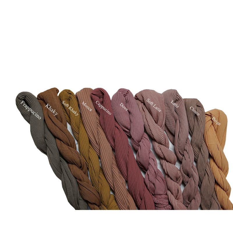 Hijab Segiempat Bella Plisket Lidi/PLEATS SQUARE-5