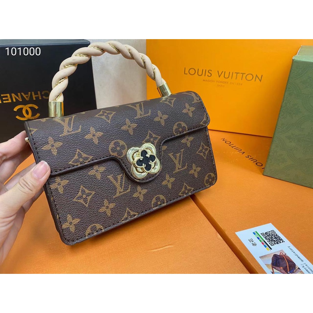 L*uis Vuitton Tpo Handle 9282(Free Dustbag +Dalam Suede+ Bubblewrap)