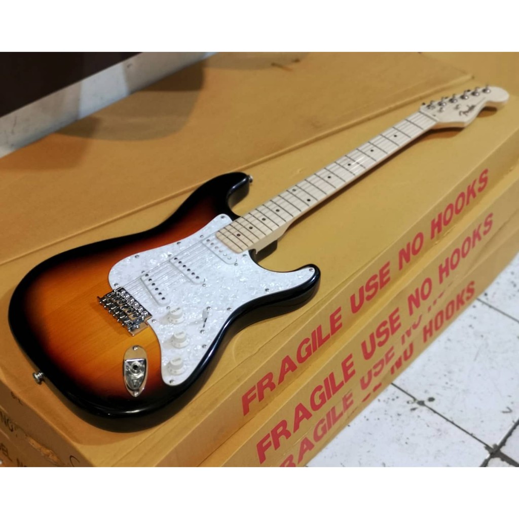 Gitar Fender Stratocaster Sunbursh | Gitar Listrik