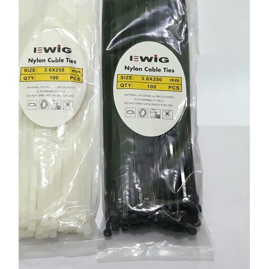 

✹ KABEL TIES 3.6X25cm. - Putih ♠