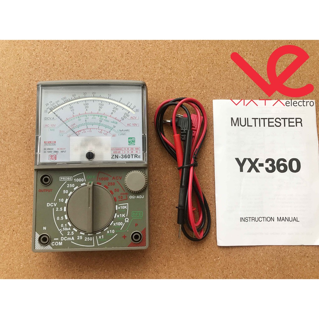 AVOMETER ANALOG ZN-360TR ASLI ORIGINAL MULTITESTER YX-360