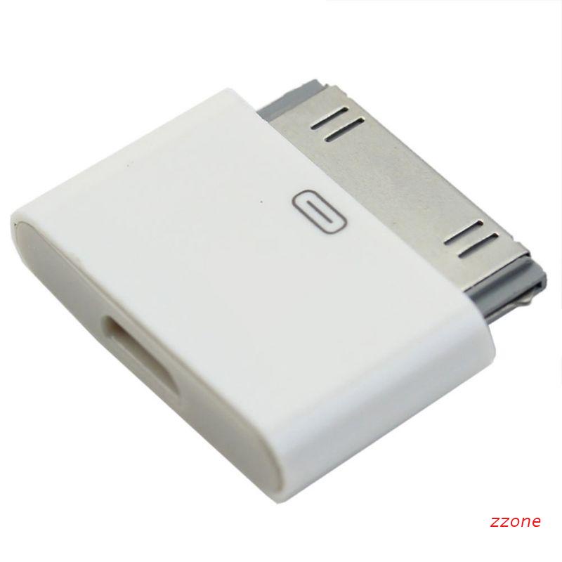 zzz 1Pc for iPhone 4 4S Micro USB Female To 30 Pin Male Data Charge Converter Adapter