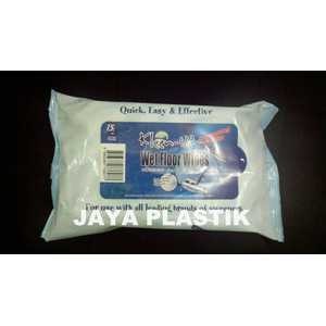 FZN - KLEEN-UP WET FLOOR WIPES ( KLEEN-UP PUTIH )