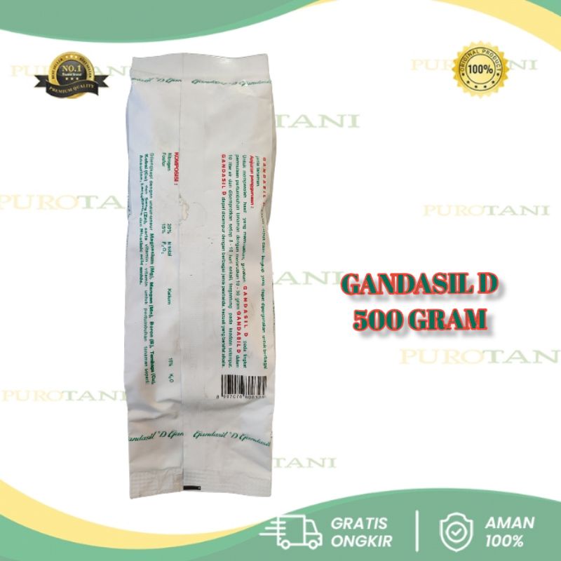 Pupuk Daun Lengkap Gandasil D 500 GRAM