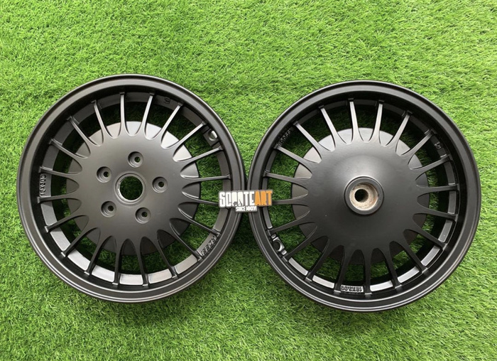 Velg Zeus Original Vrossi Black Mettalic Ring 12 Untuk Vespa Matic