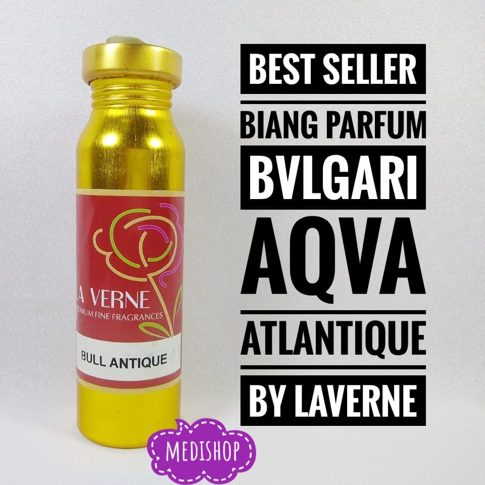 Biang parfum pria BVLGARI AQVA ATLANTIQUE - bull antique 100ml segel