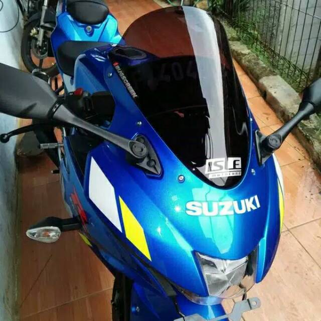 WINDSHIEL/WINSIL GSX/VISOR SUZUKI GSX 150R PNP SUDAH TINGGAL PASANG