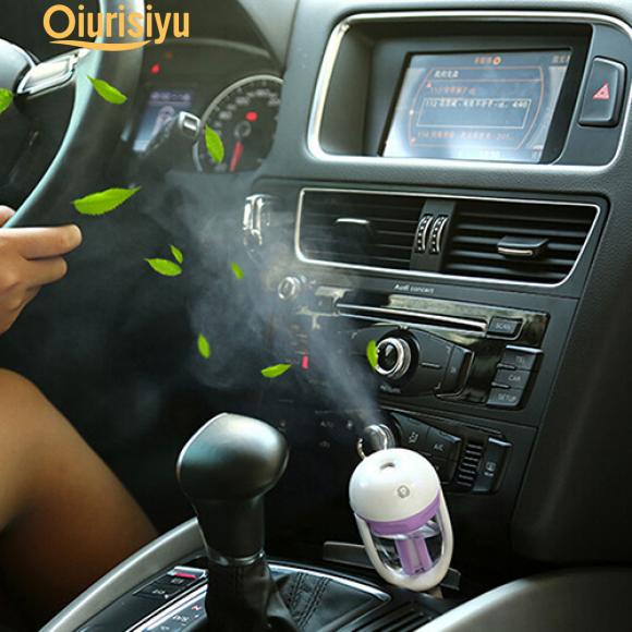 PELEMBAP UDARA KABIN MOBIL PENYEBAR AROMA ESENSIAL TERAPI DIFFUSER AIR HUMIDIFIER LENGKAP DENGAN USB PORT  VA327