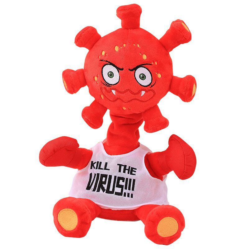Mainan Boneka Tinju Elektrik Bahan Plush Dengan Suara Mencicit Untuk Anak