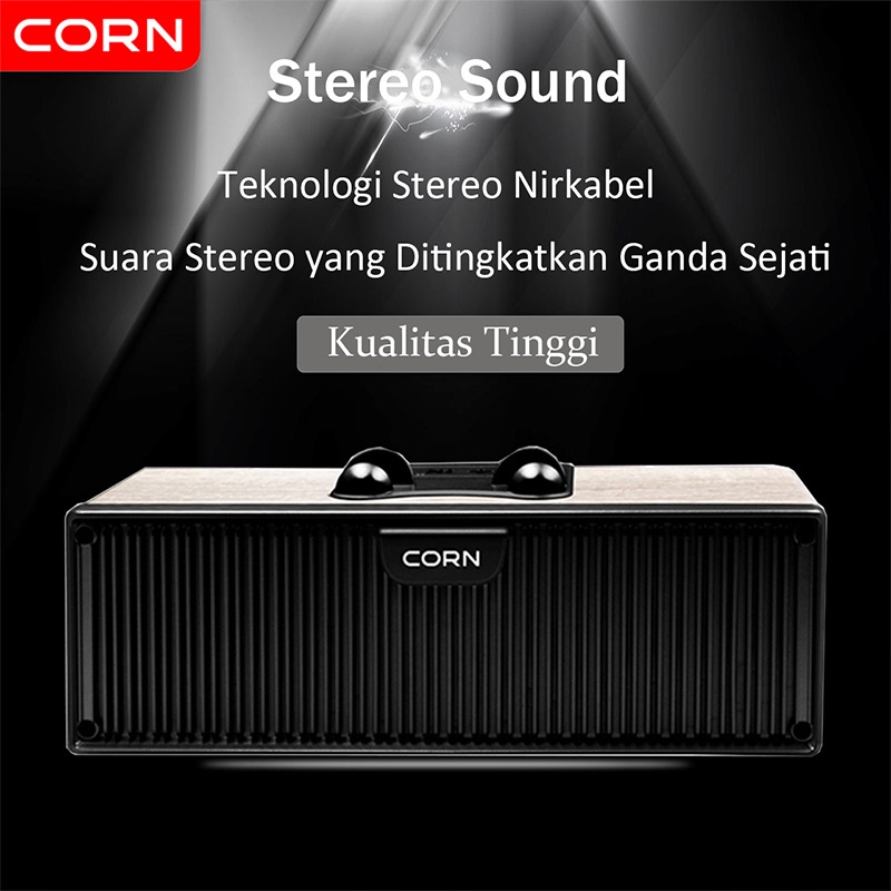 CORN Original YX006 Bluetooth Wireless Speaker Protable Destop Speakers TWS HiFi Waterproof Super Bass Portable Audio Speaker Support TF Card / USB Flash / FM Radio