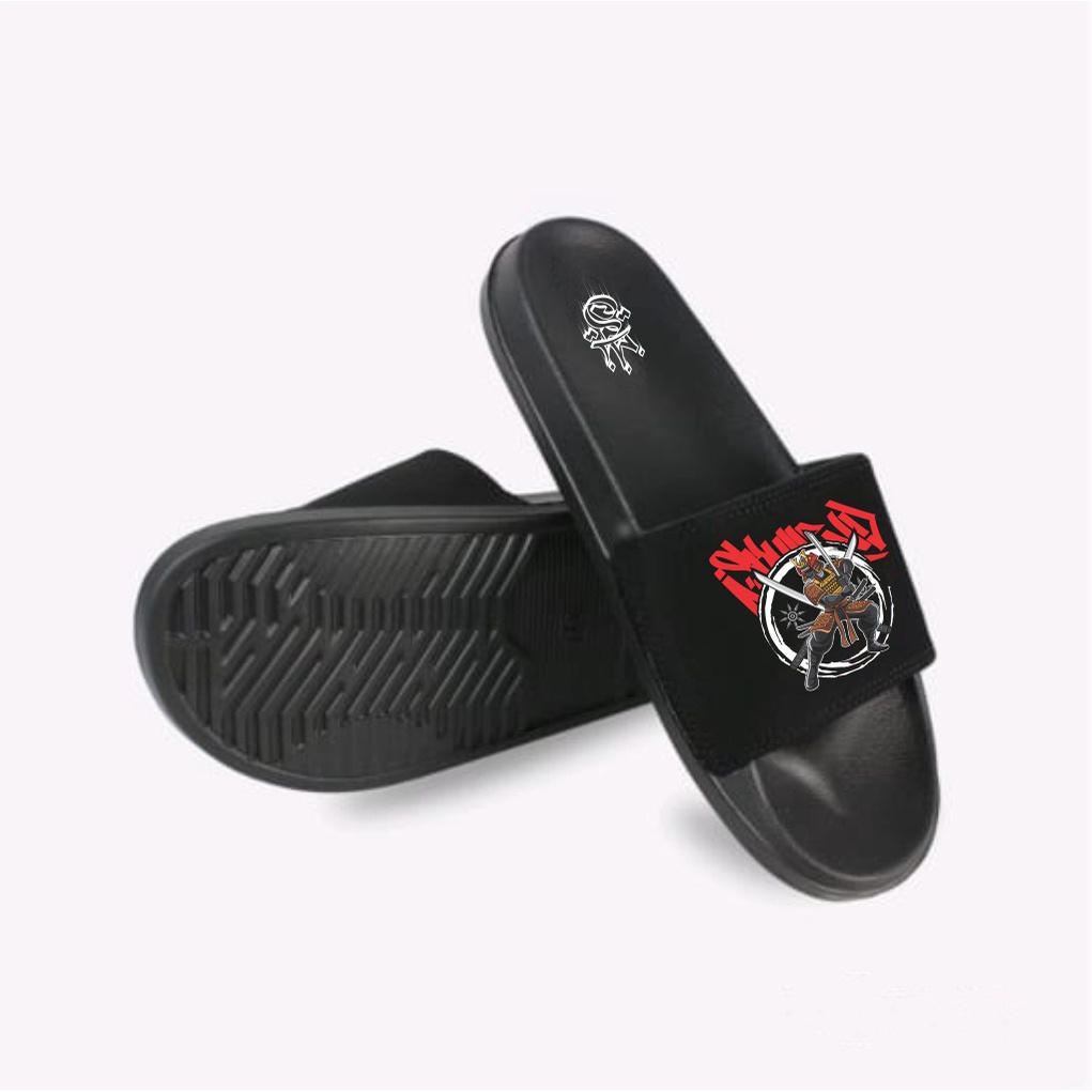 SKULLEND Sandal Slop  Slide Slip on DIstro Premium Kekinian - Sendal Santai Keren