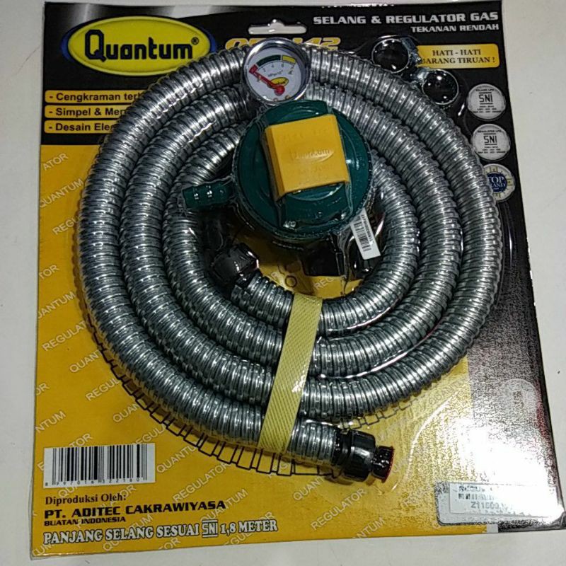 Quantum QRL142 – Selang Gas Paket Meter Takanan Rendah