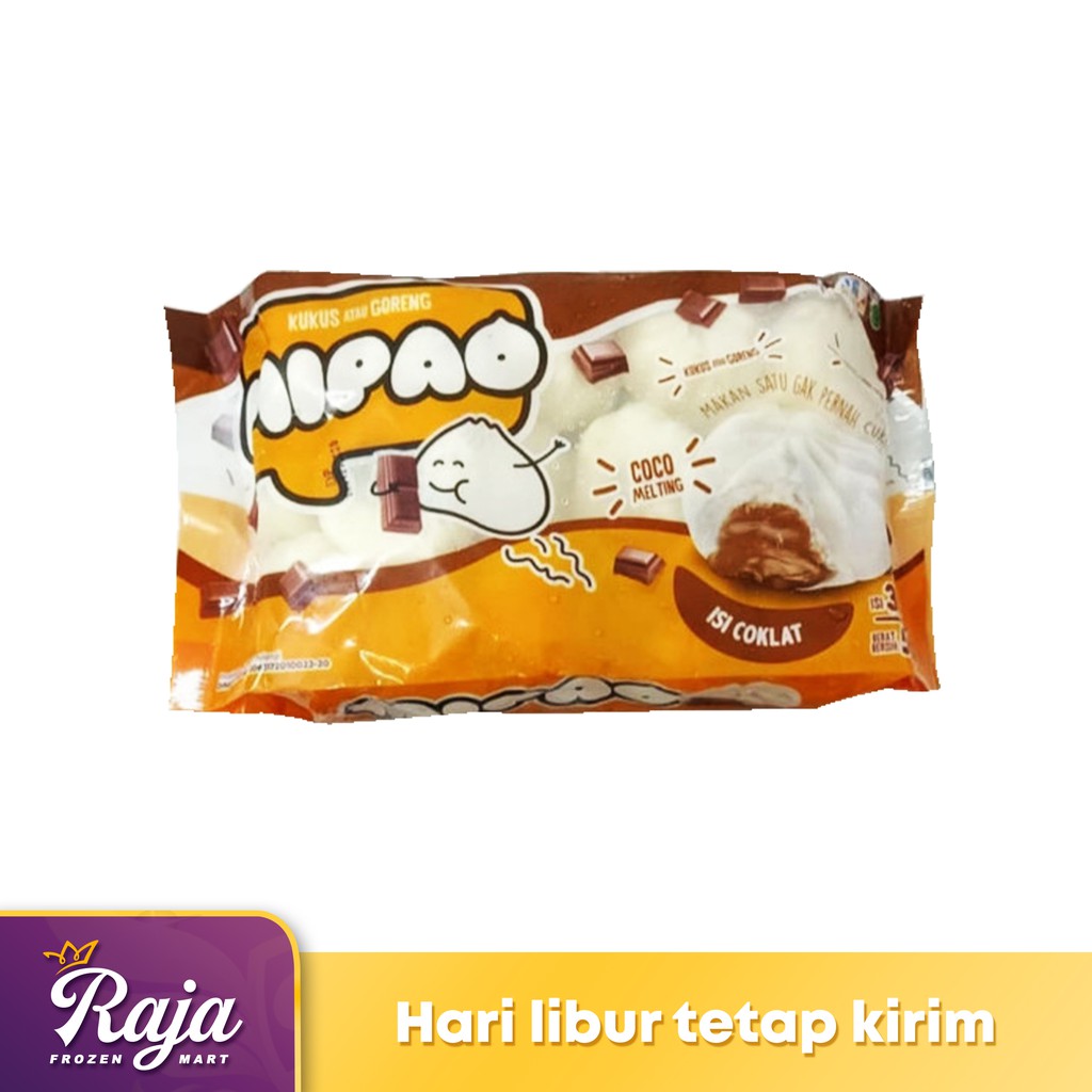 

Pelangi Mipao Coklat isi 30 / Mipao / Bapao / Frozen Food / Kentang Beku / Makanan Beku