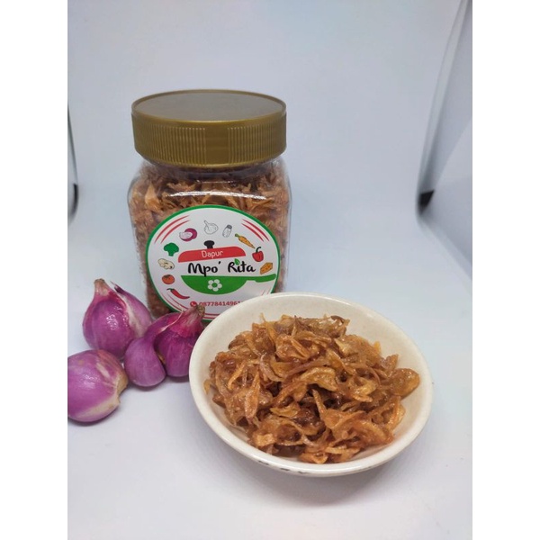 

Bawang goreng asli DapurMpoRita ( kemasan 200ml )