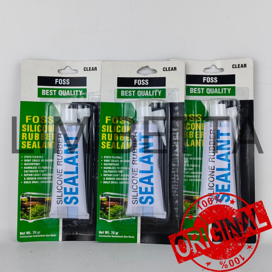 Lem Sealant 70 Gram Clear / Lem Kaca