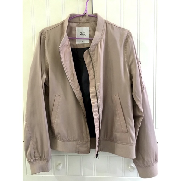 Preloved Bomber Jacket Nude Q/S designed by S.Oliver