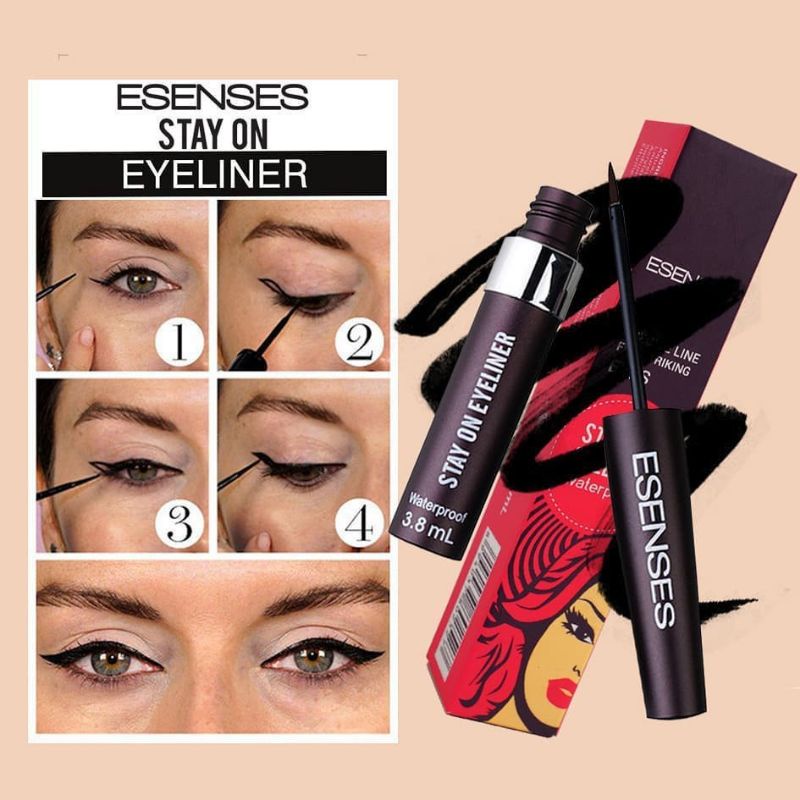 EYELINER ESENSES Stay On Eyeliner 3,8 ml~ 100% ORIGINAL