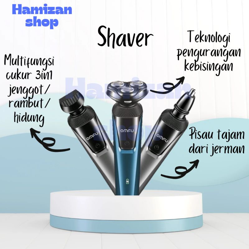 HAMIZAN Clipper Alat cukur rambut/cukur jenggot/cukur jamban/cukur bulu hidung/cukur kumis/hair Clip