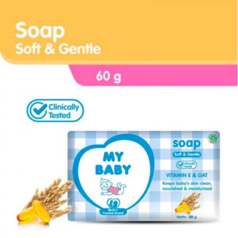 MY BABY SOAP SOFT&amp;GENTLE 60GR