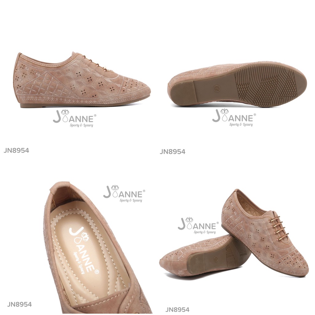 JOANNE Wedges Loafers Shoes #JN8954 ORIGINAL