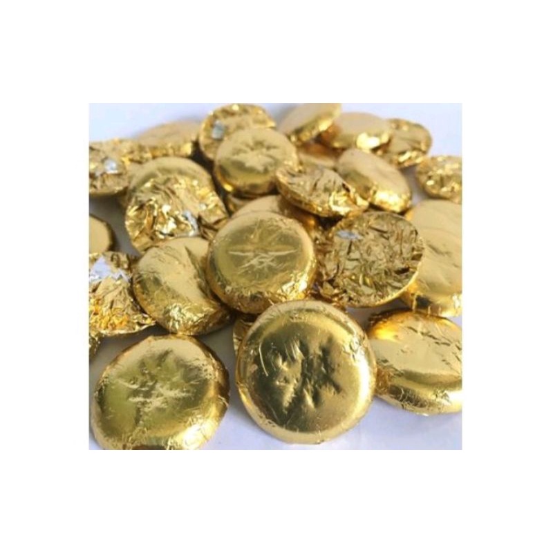 

⭐⭐⭐⭐⭐Coklat Gold Coin Full Mlik 1kg