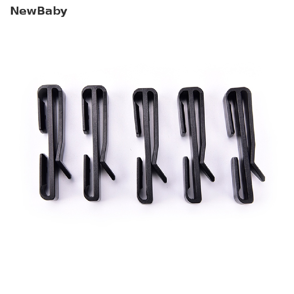 Newbaby 5pcs Klip Gesper Plastik Taktis Untuk Strap Webbing Tas Backpack outdoor