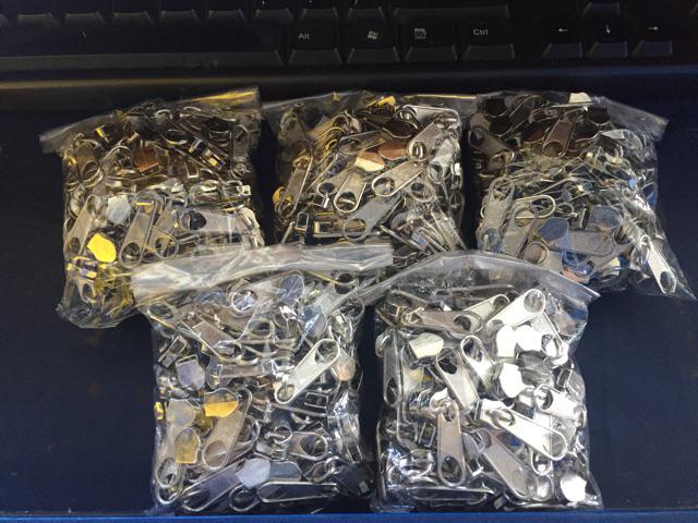 Kepala Resleting 05 Polos Tipis & Tebal