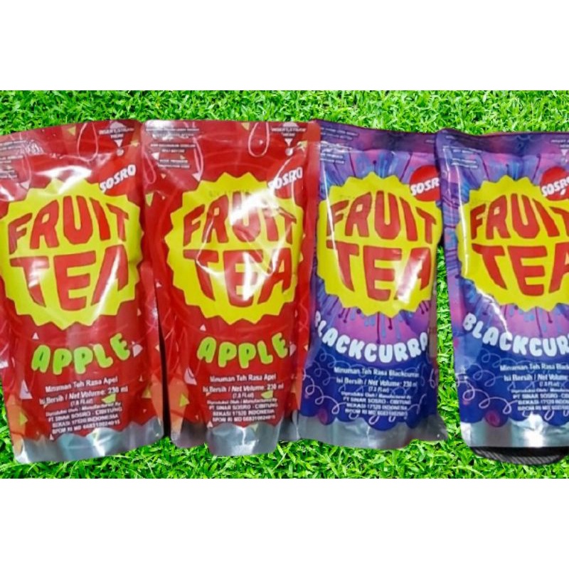 

Fruit Tea/Teh Pouch 200ml Sosro 1 Dus Isi 24 Pcs