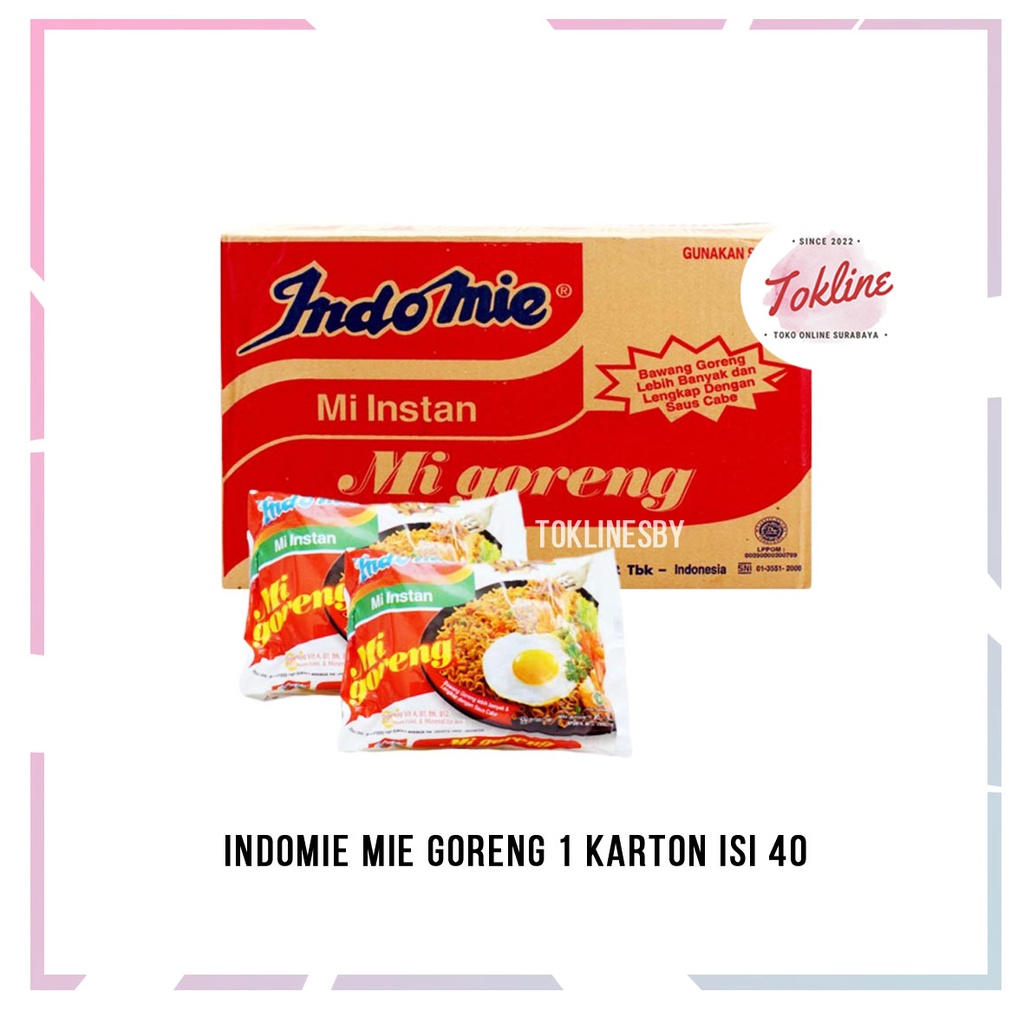 

[ 1 KARTON ISI 40 PCS ] INDOMIE GORENG