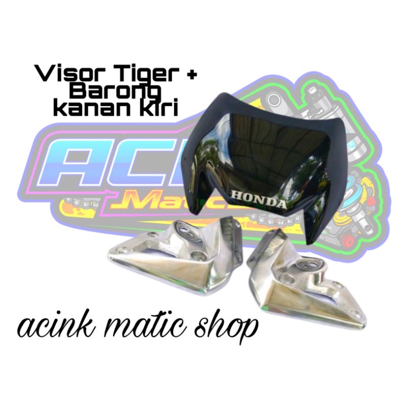 VISOR BARONG TIGER SET KUPINGAN VISOR BARONG TIGER SET KUPINGAN REPRO