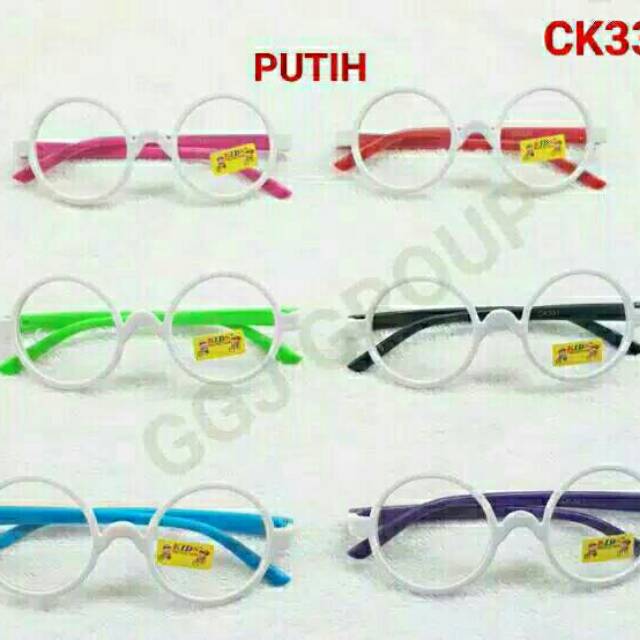 √COD√ Kacamata Anak Bulat Warna Warni CK 331